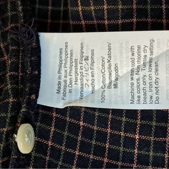 Madewell Oversized Ex-Boyfriend Shirt in Mayfair Foulard Preppy Button Down XS - Picture 15 of 16